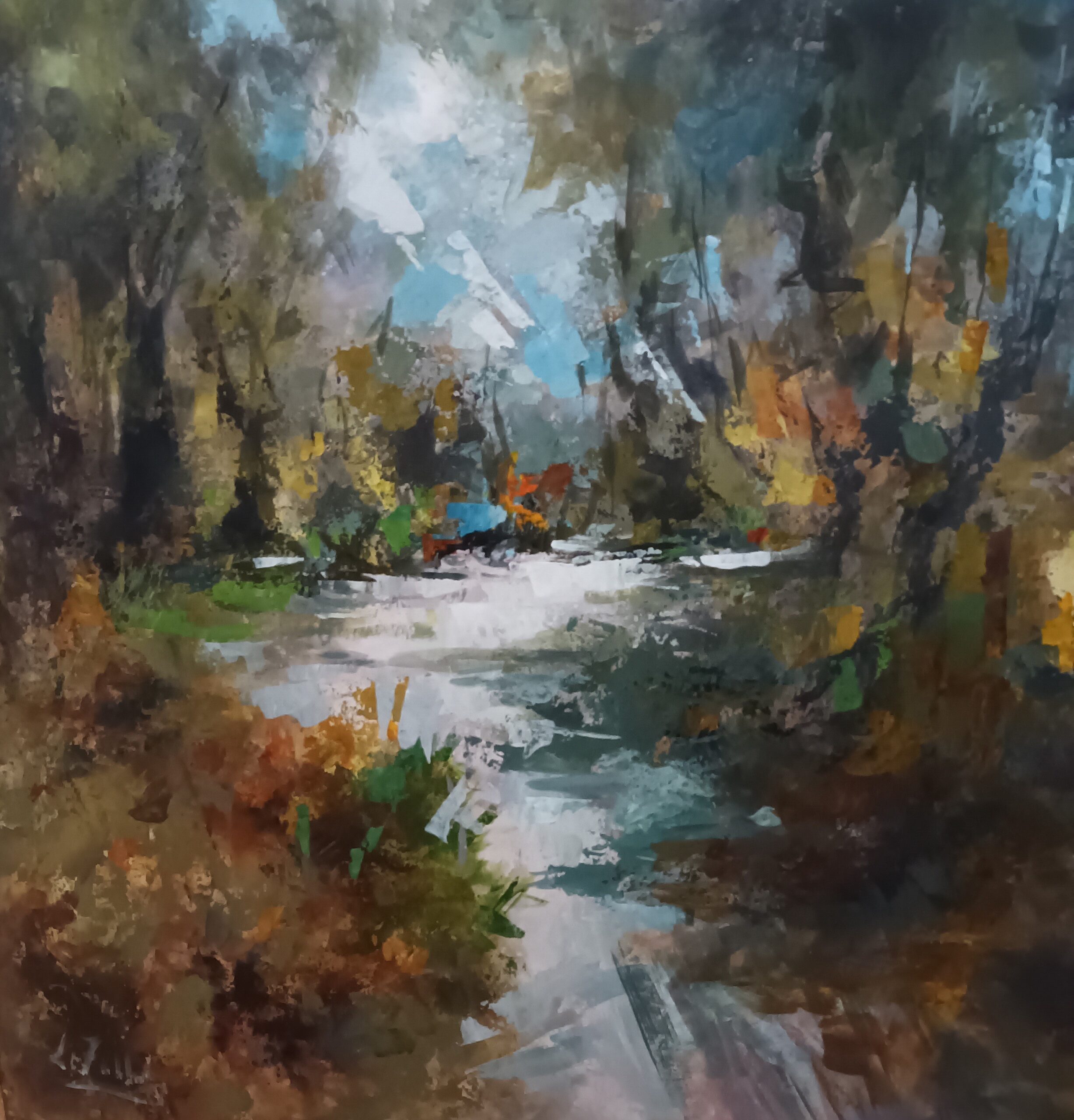 Quando la luce incontra la natura - 60x60